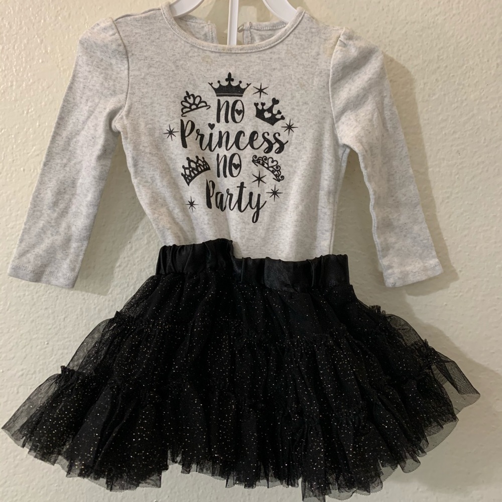 Party onesie with skirt